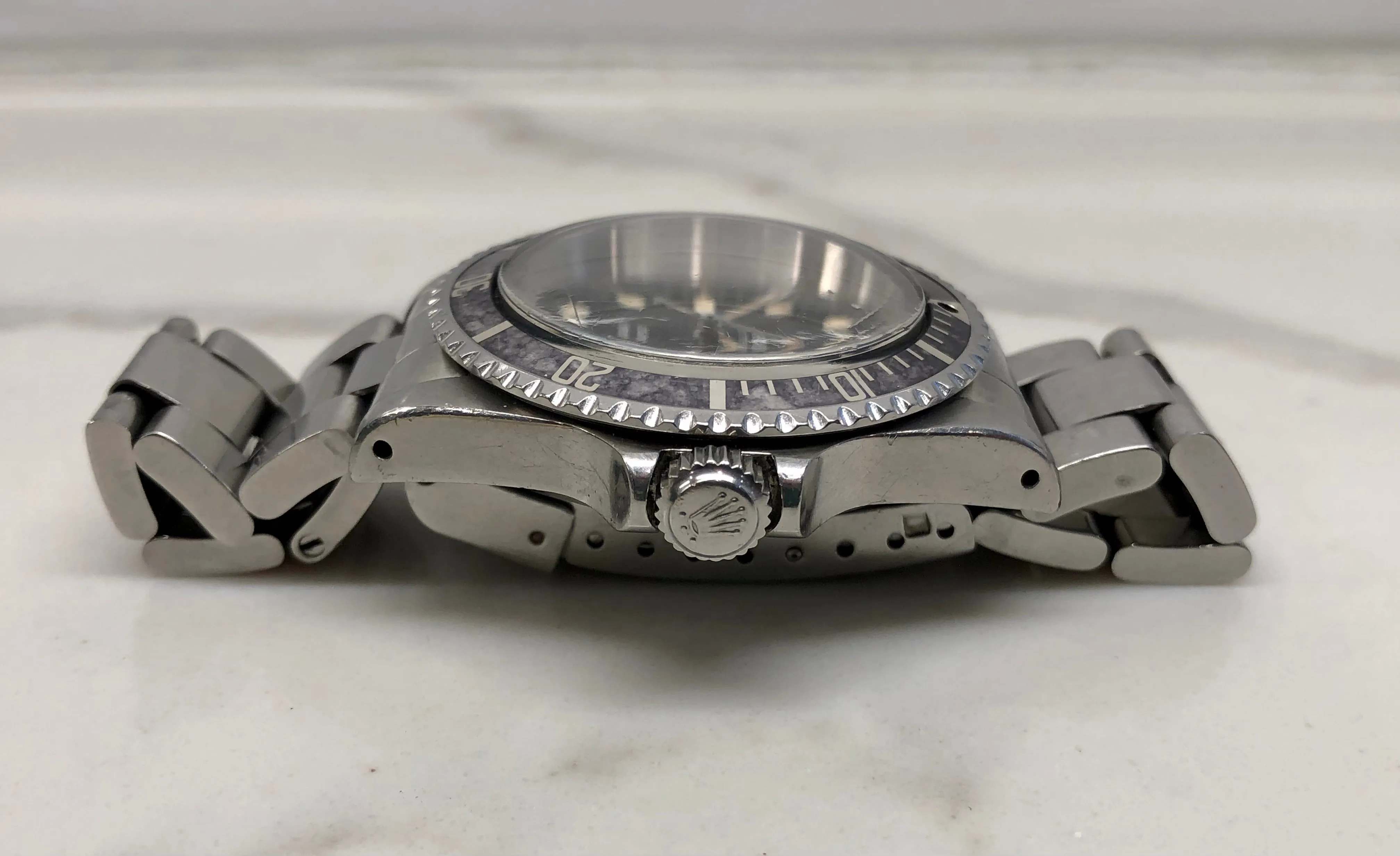 1979 Rolex Submariner 5513 Mk 2 Maxi Dial Stainless Steel Automatic Wristwatch