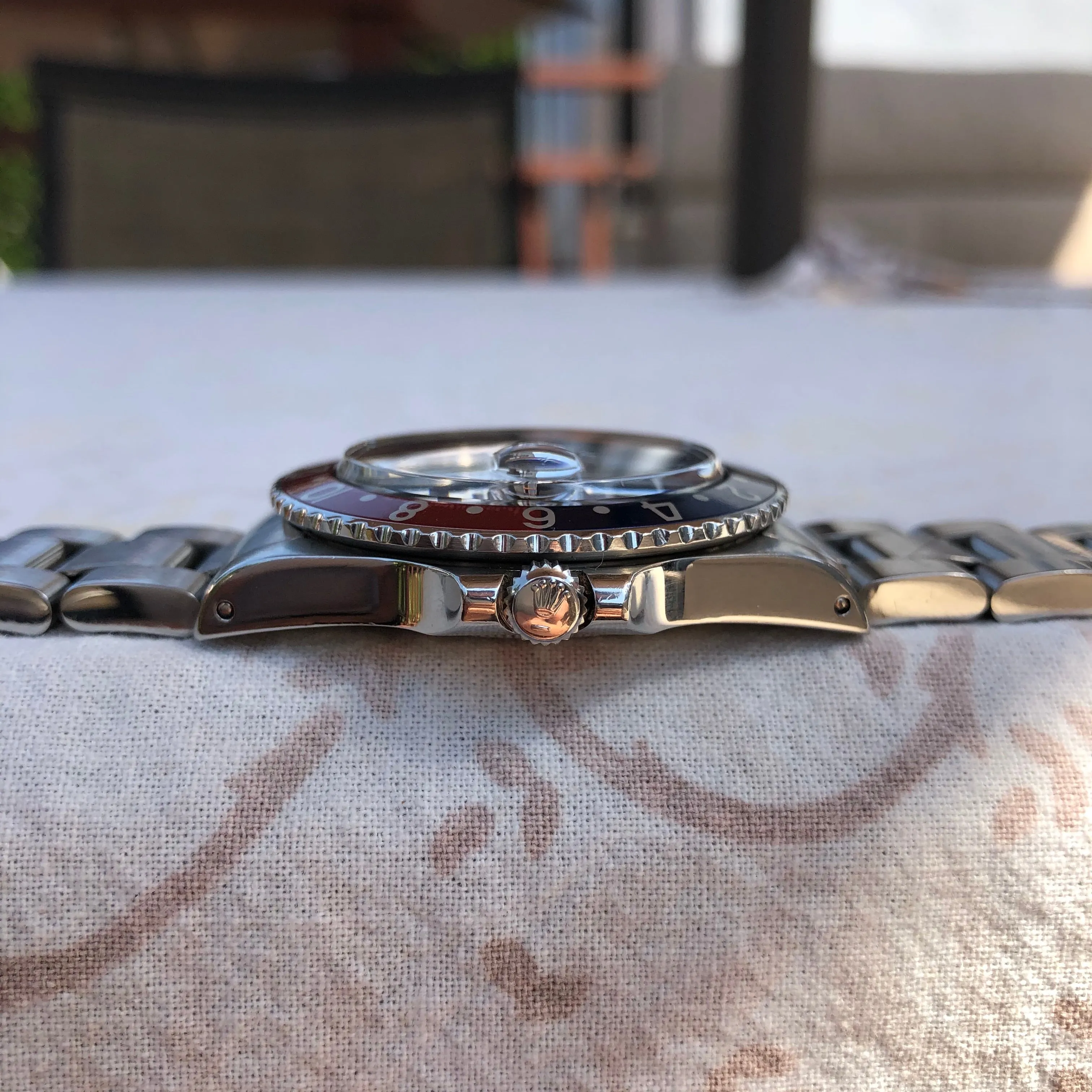 1984 Vintage Rolex GMT MASTER 16750 Pepsi US AIR FORCE Wristwatch