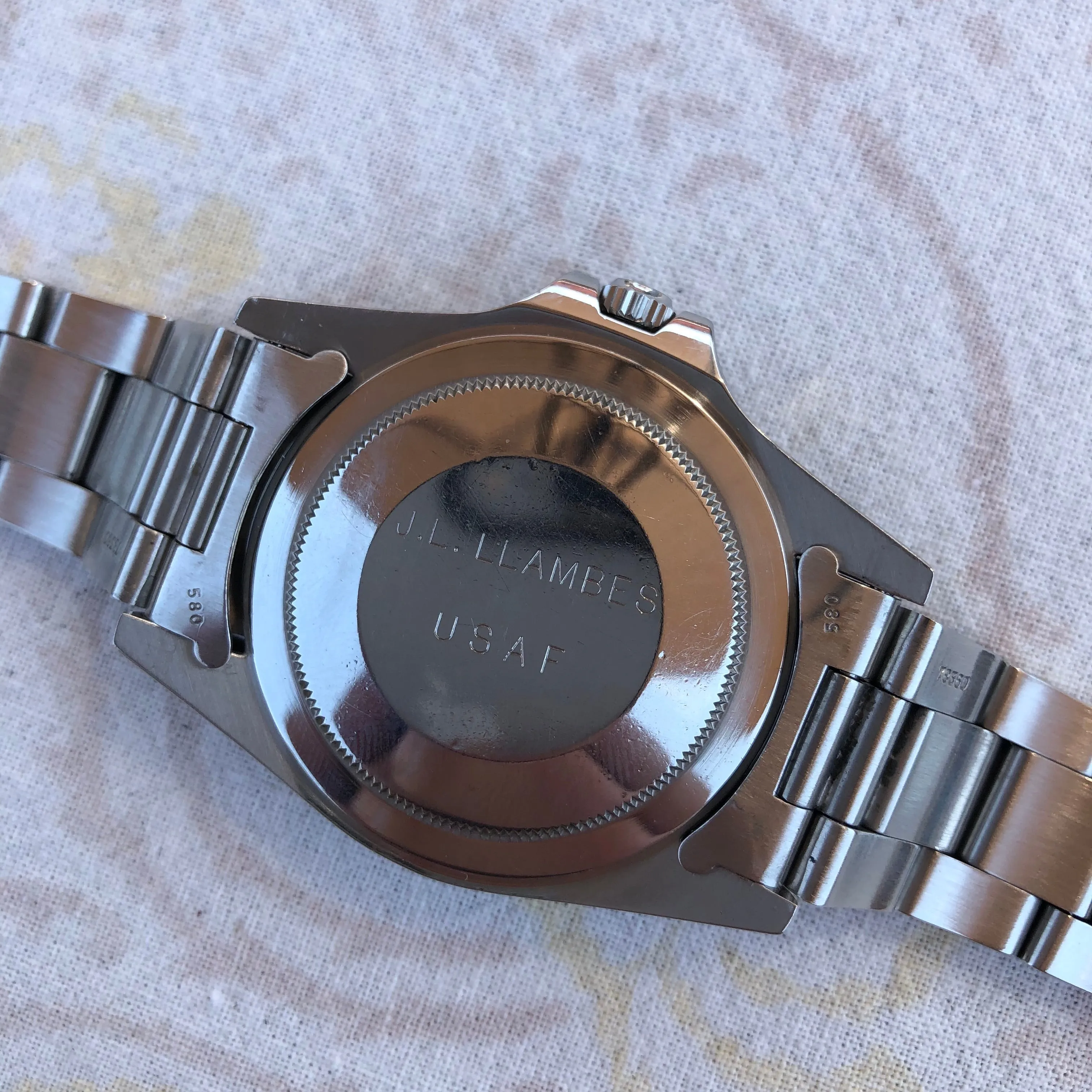 1984 Vintage Rolex GMT MASTER 16750 Pepsi US AIR FORCE Wristwatch