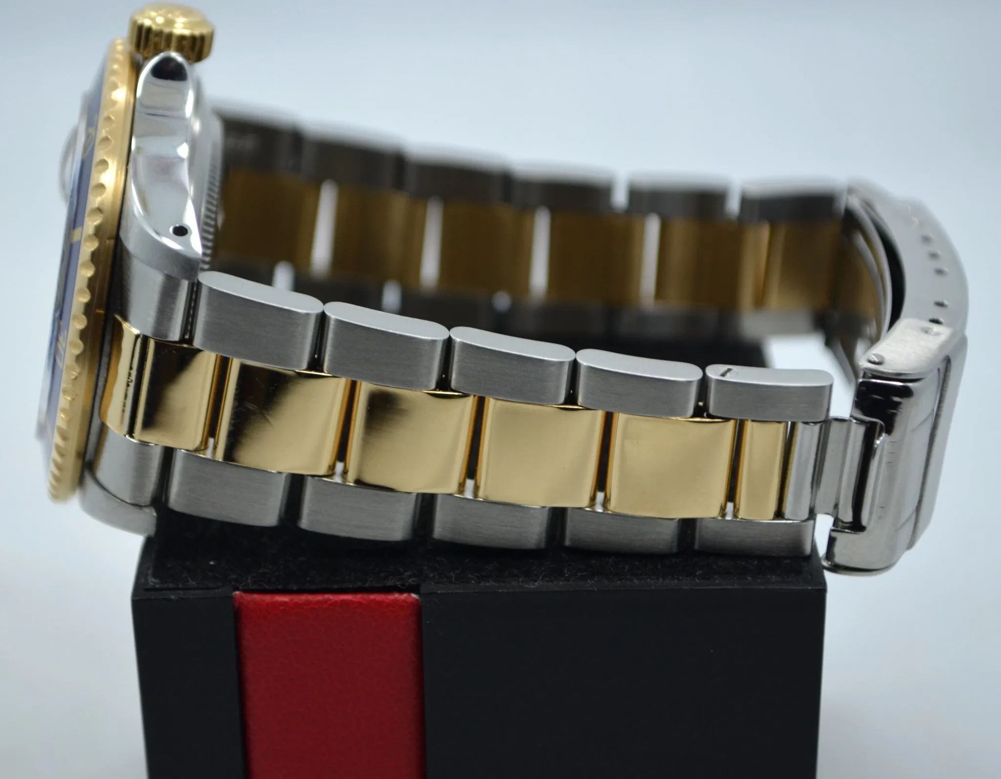1984 Vintage Rolex Submariner 16803 Two Tone Blue Steel 18K Gold Wristwatch