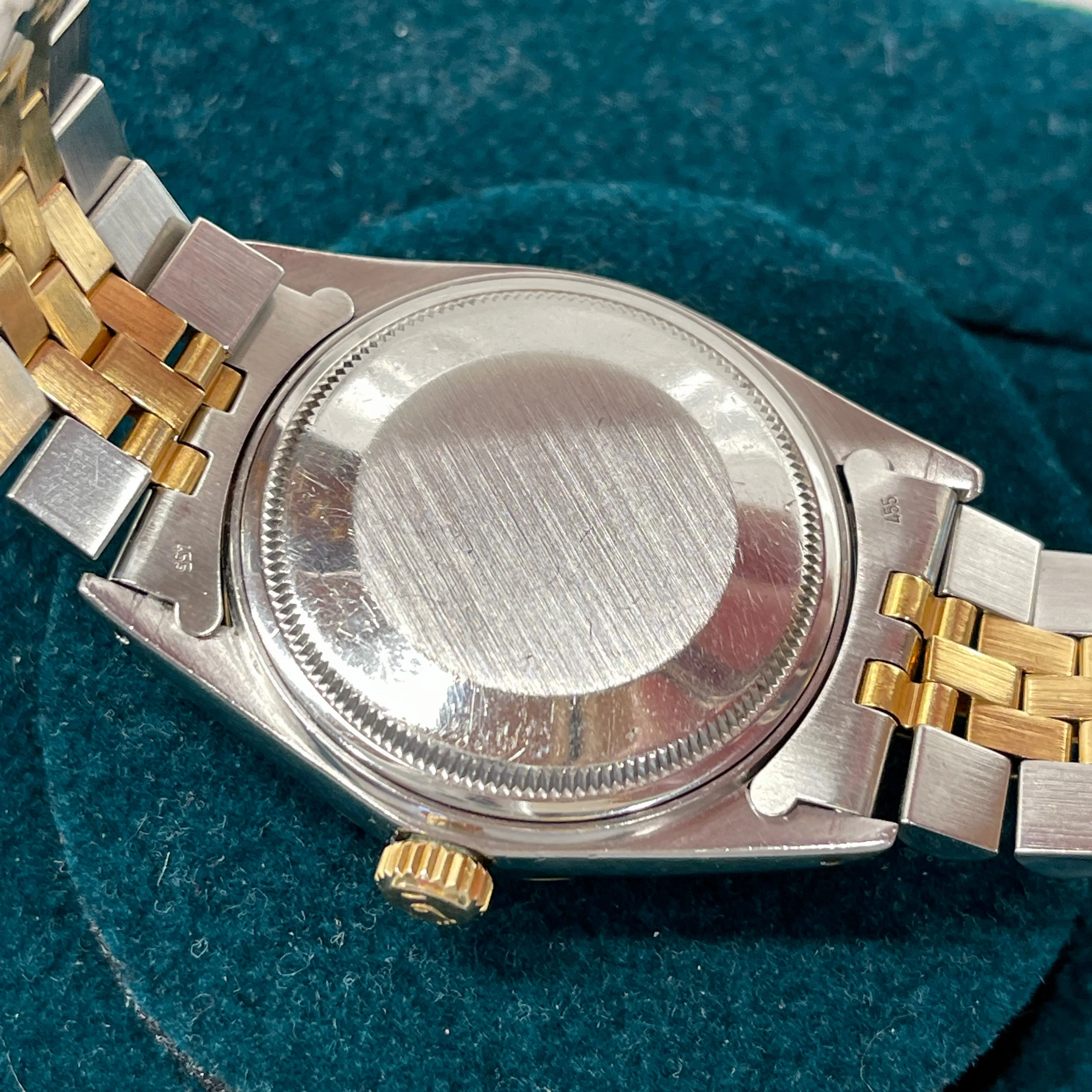 1985 Vintage Rolex Datejust 16013 Steel Gold Two Tone Jubilee Cal 3035 Automatic Wristwatch