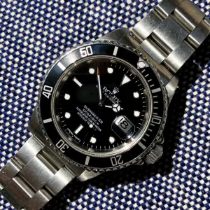 1989 Rolex Submariner 16610 Date Steel Oyster Perpetual Automatic Caliber 3135