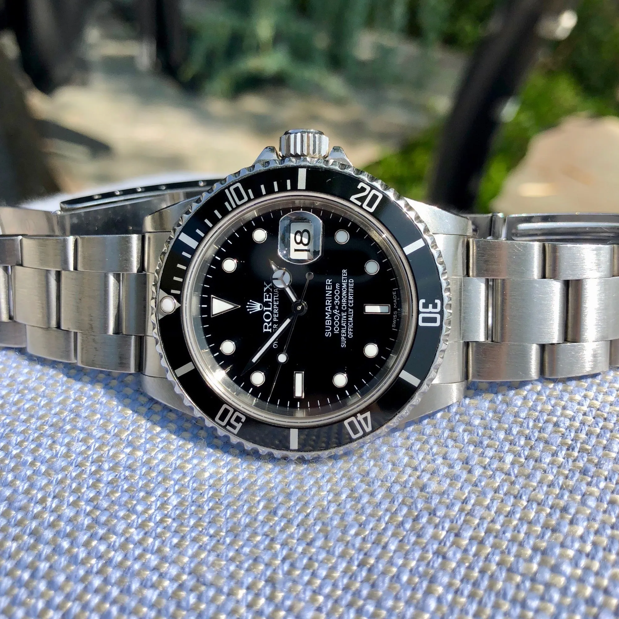 1989 Rolex Submariner 16610 Date Steel Oyster Perpetual Automatic Caliber 3135