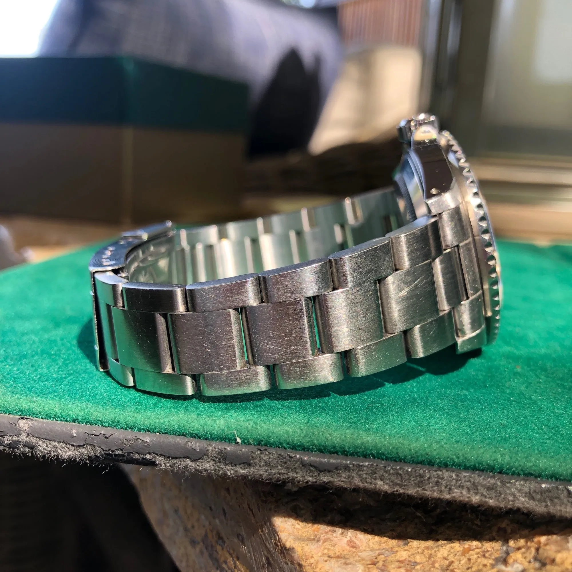 1989 Rolex Submariner Date 16610 Stainless Steel Wristwatch Box Papers Circa Unpolished
