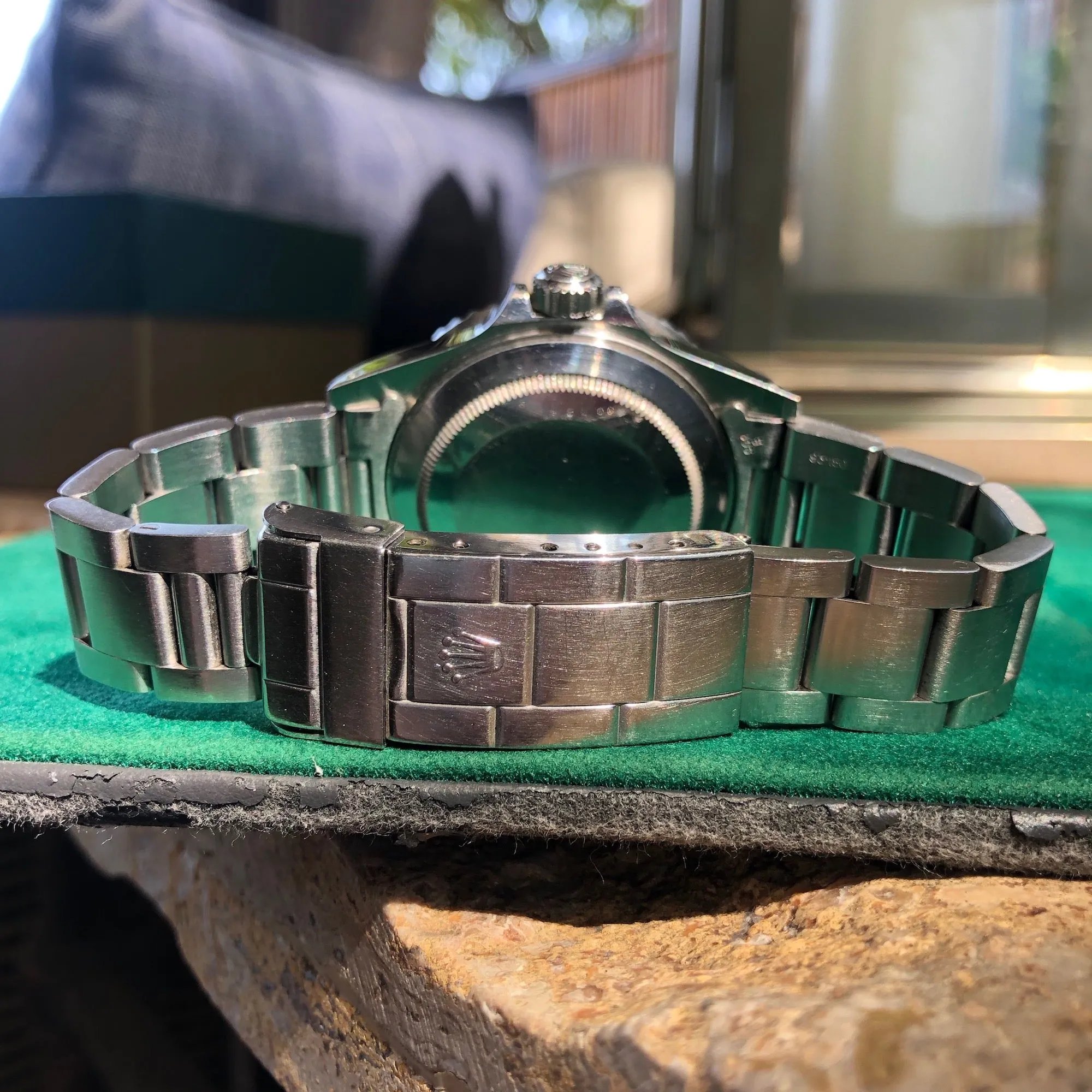 1989 Rolex Submariner Date 16610 Stainless Steel Wristwatch Box Papers Circa Unpolished