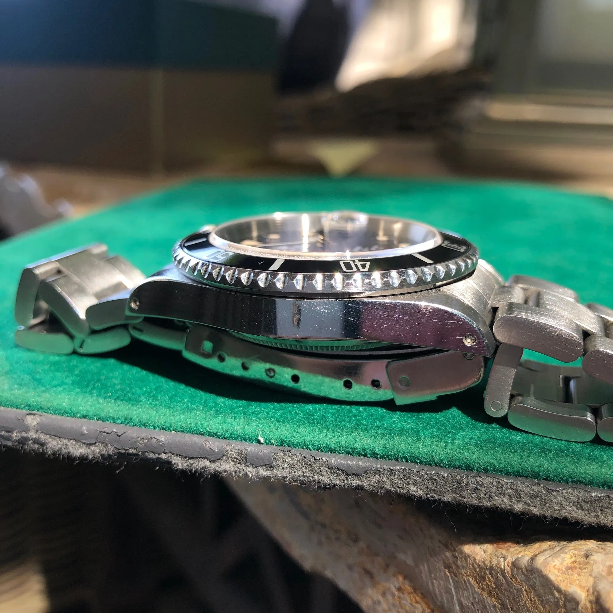 1989 Rolex Submariner Date 16610 Stainless Steel Wristwatch Box Papers Circa Unpolished