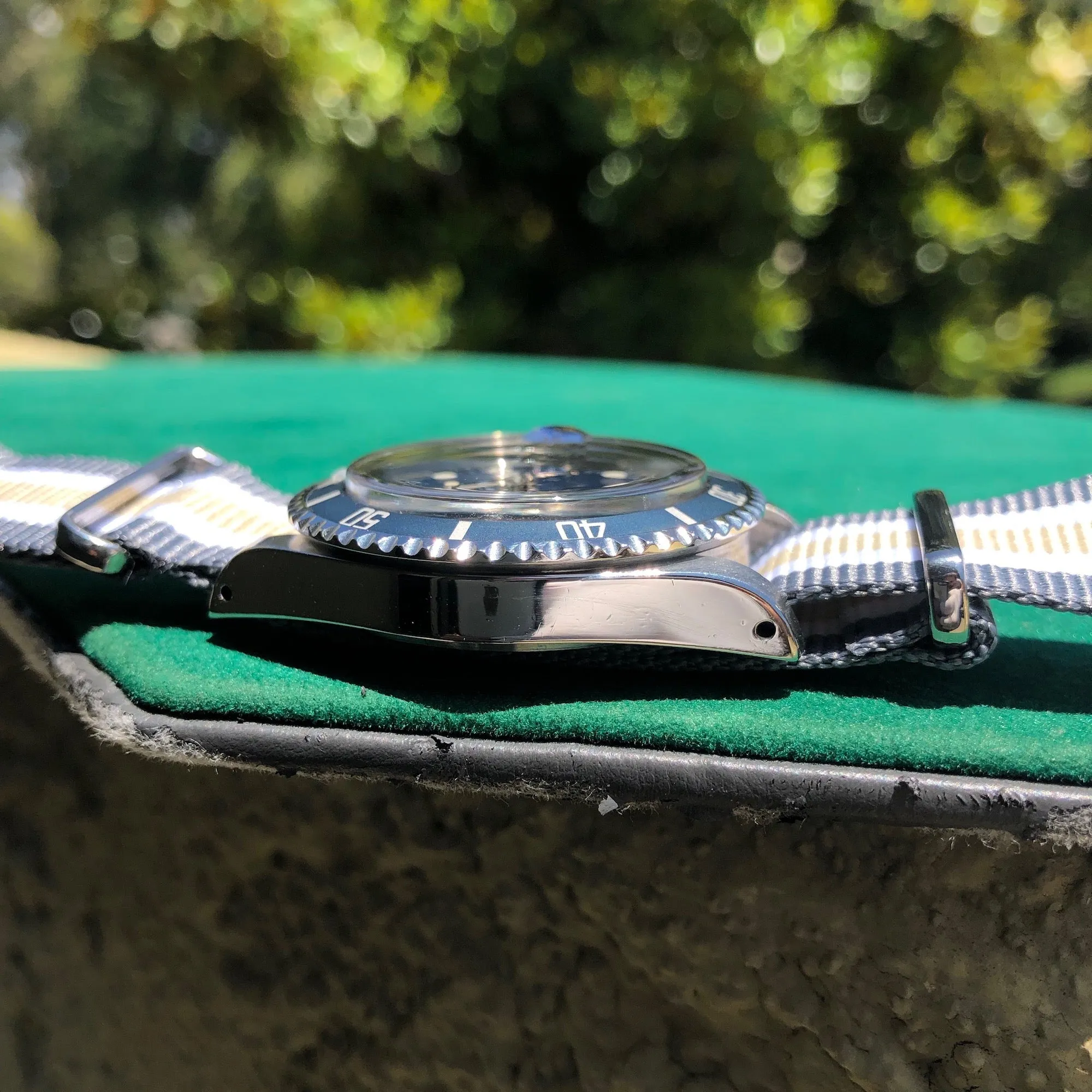 1993 Tudor Submariner 79090 Blue Oysterdate Prince Stainless Steel Wristwatch