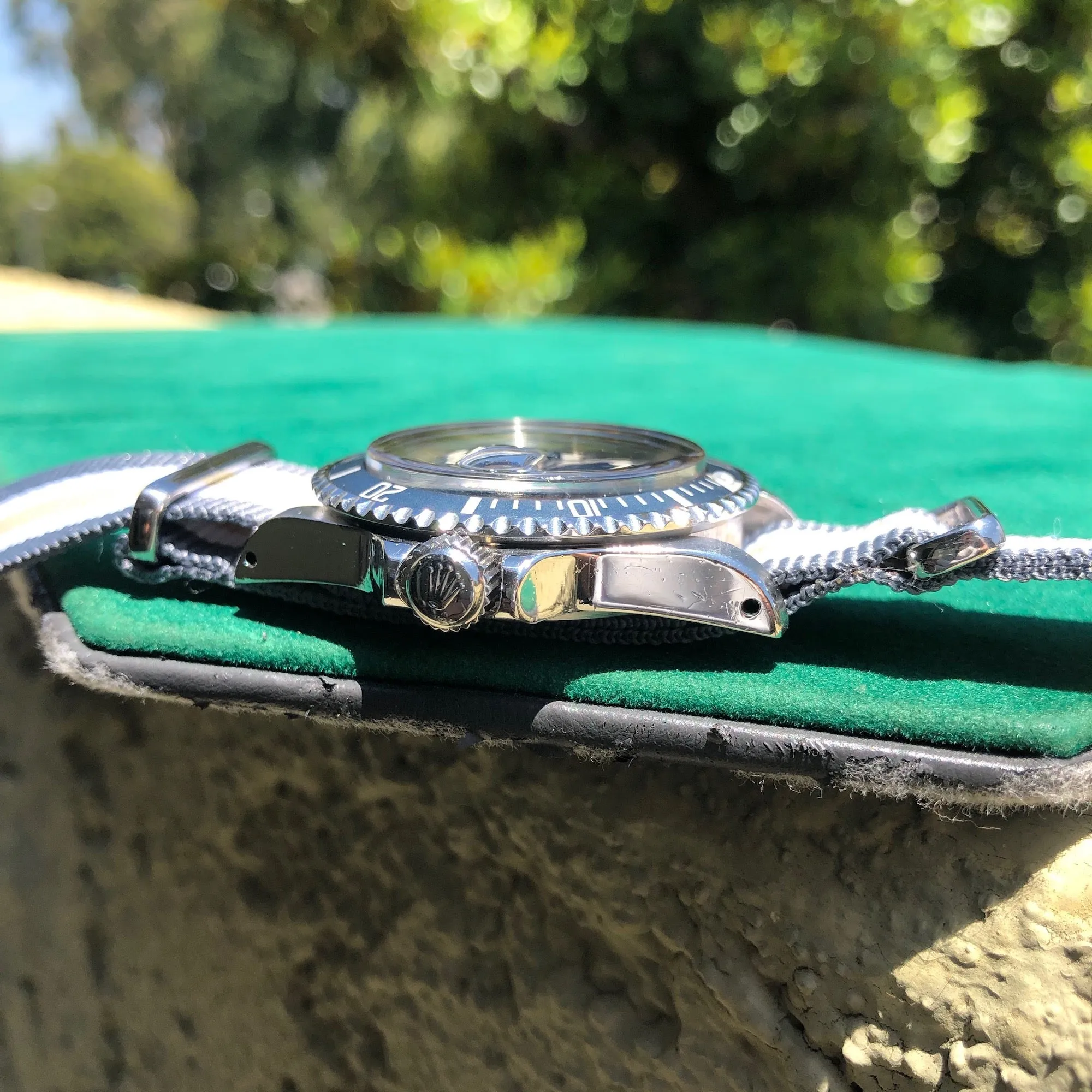 1993 Tudor Submariner 79090 Blue Oysterdate Prince Stainless Steel Wristwatch
