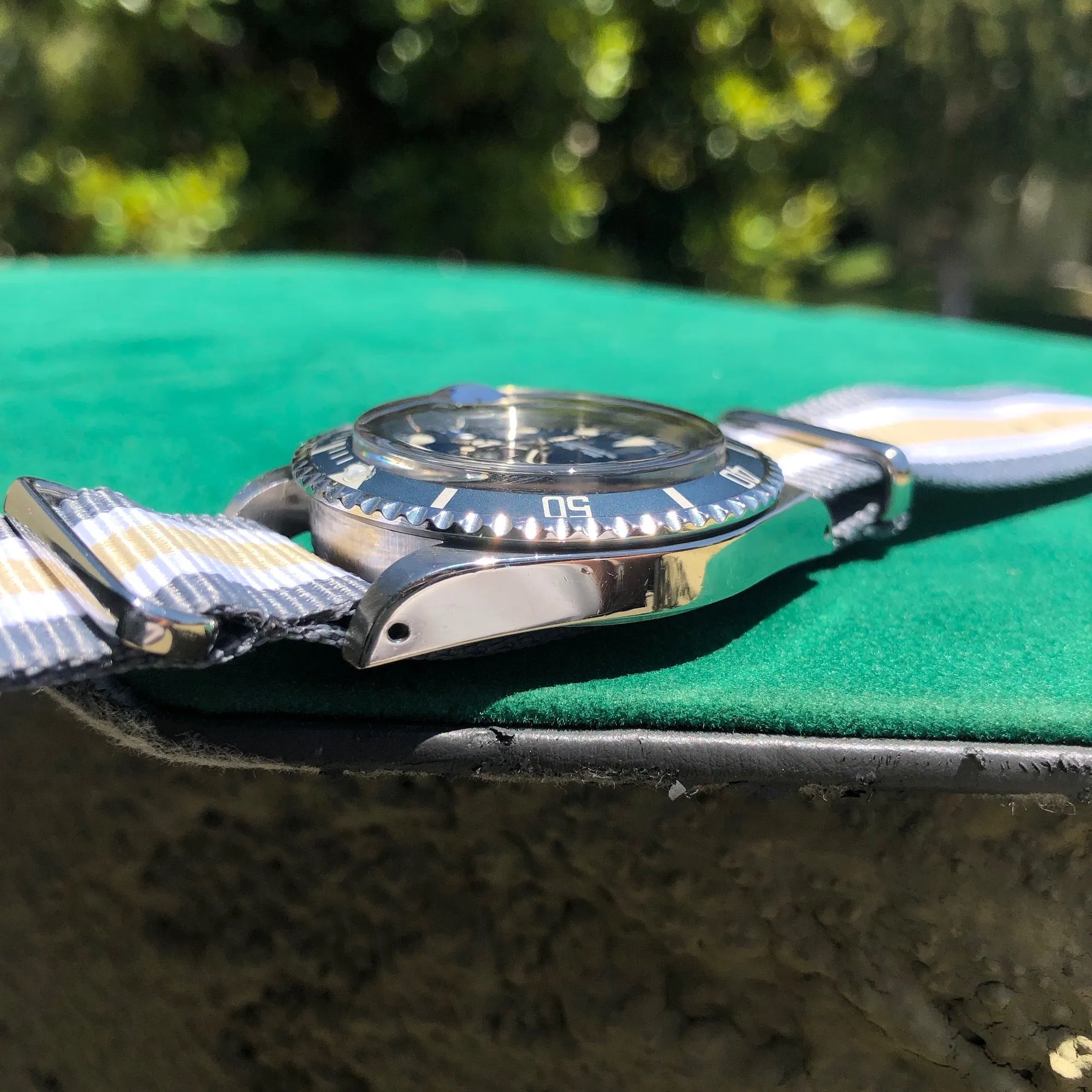 1993 Tudor Submariner 79090 Blue Oysterdate Prince Stainless Steel Wristwatch