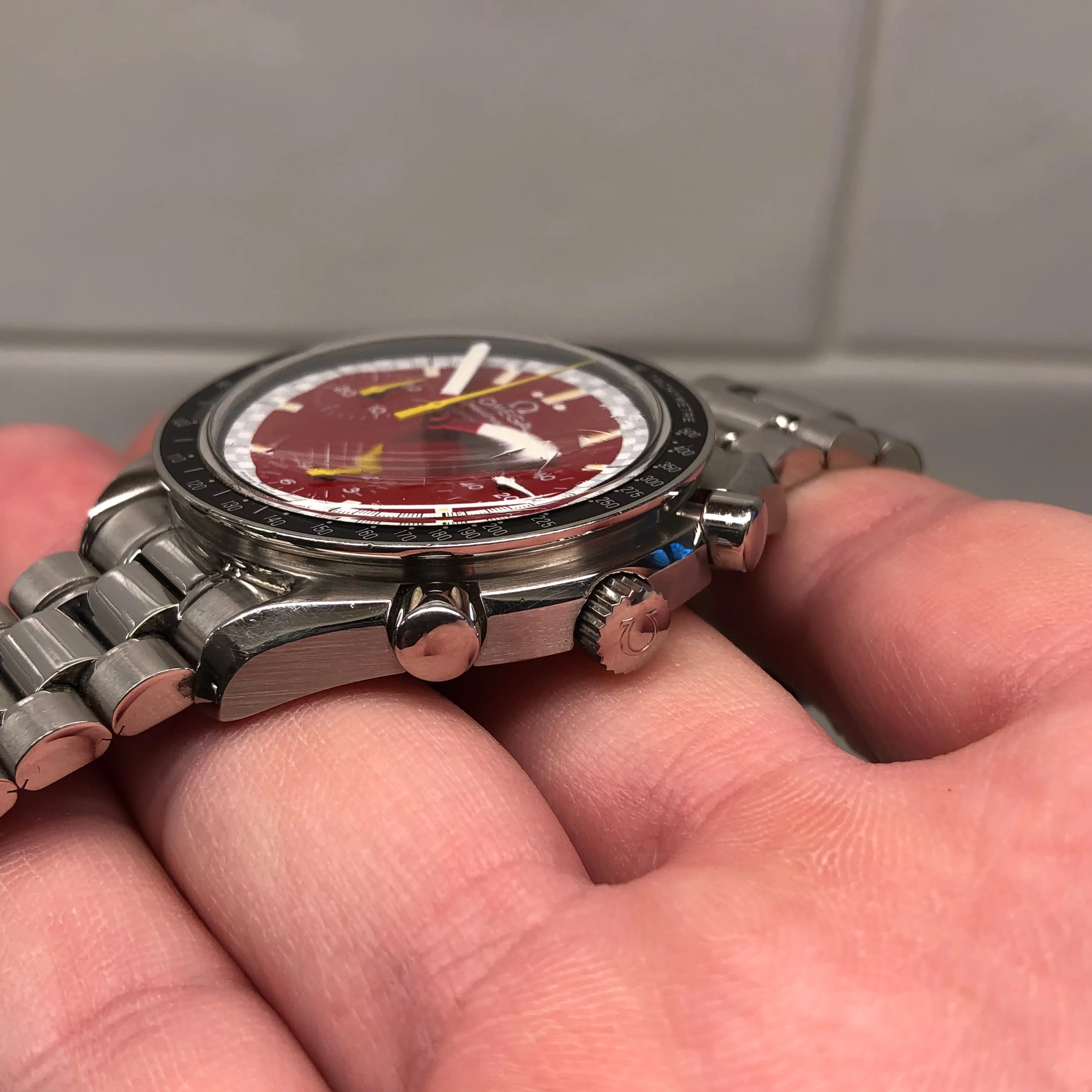 1996 Omega Speedmaster Reduced Michael Schumacher 3510.61.00 Automatic Wristwatch