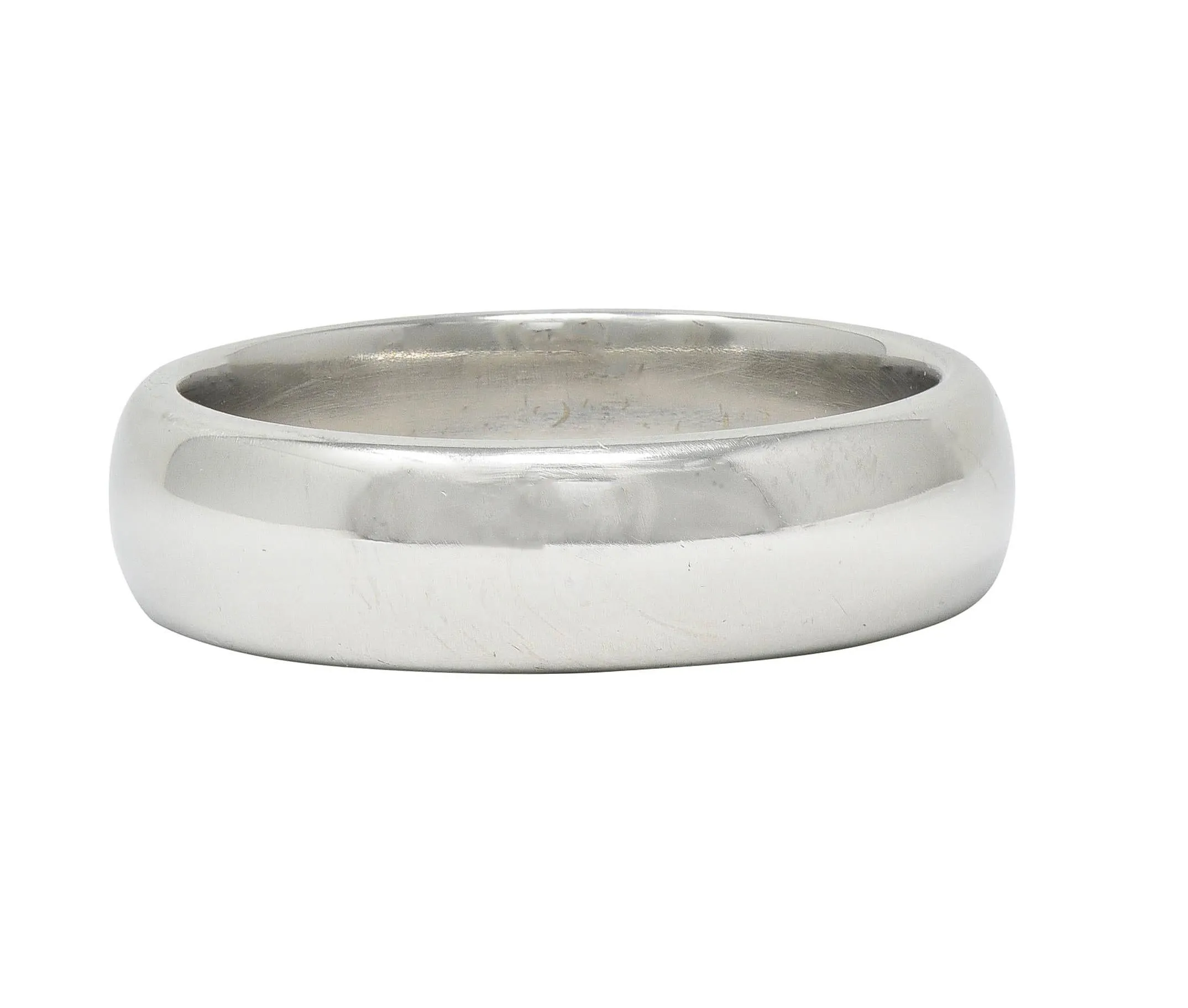 1999 Tiffany & Co. Platinum 6.0 MM Vintage Men's Unisex Wedding Band Ring