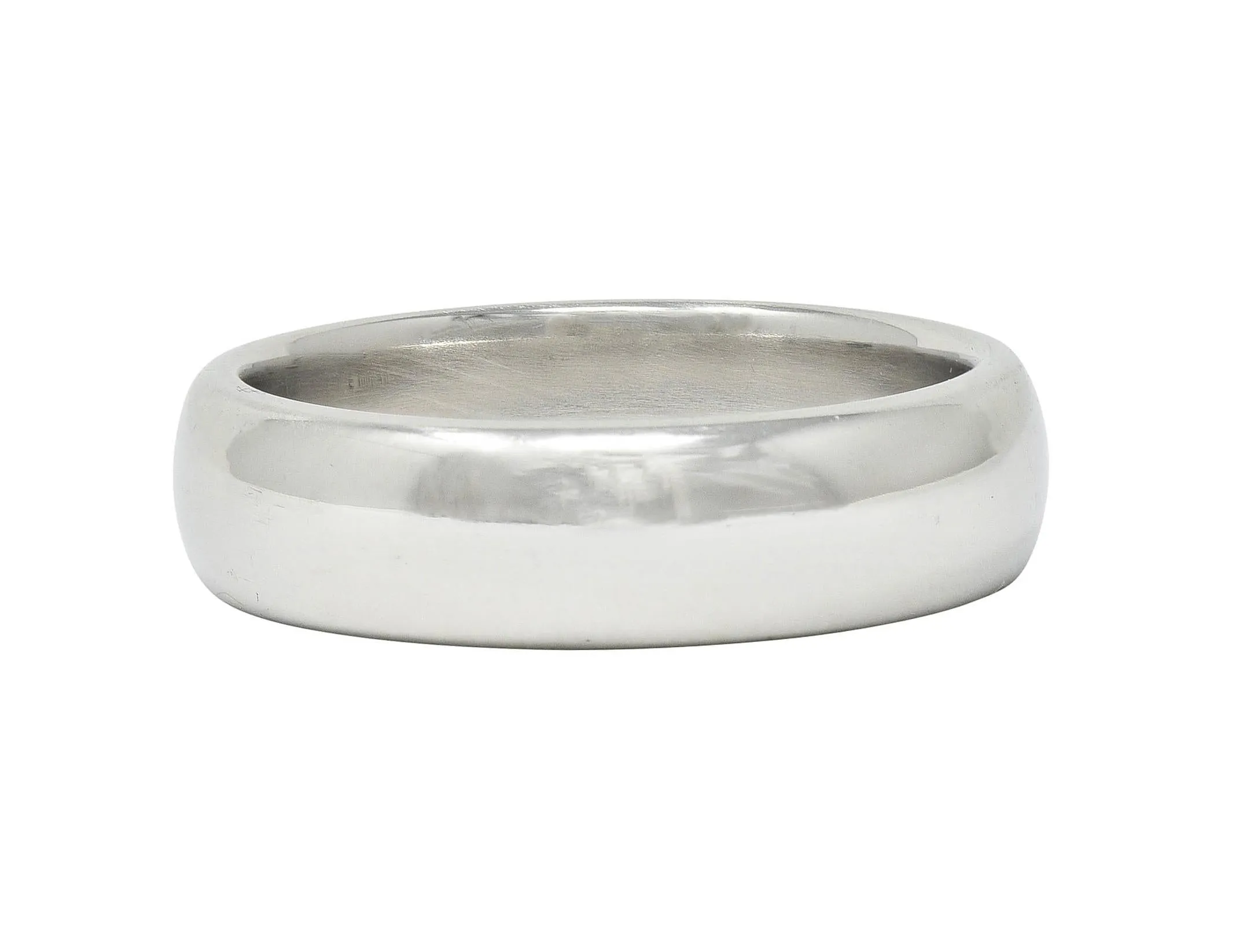 1999 Tiffany & Co. Platinum 6.0 MM Vintage Men's Unisex Wedding Band Ring