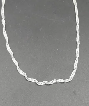 20" Sterling Silver Chain Sing