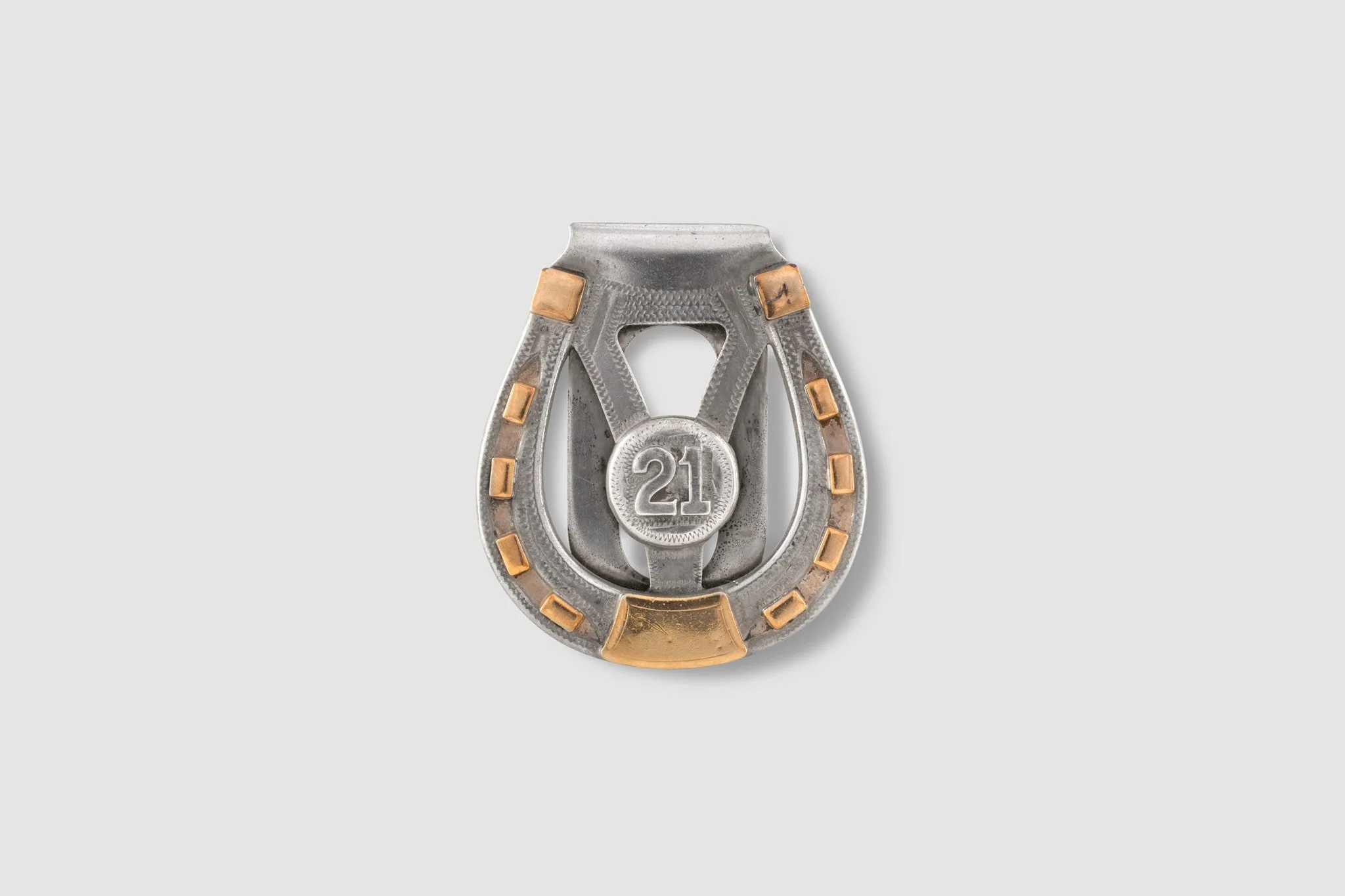 21 Club Horseshoe Money Clip