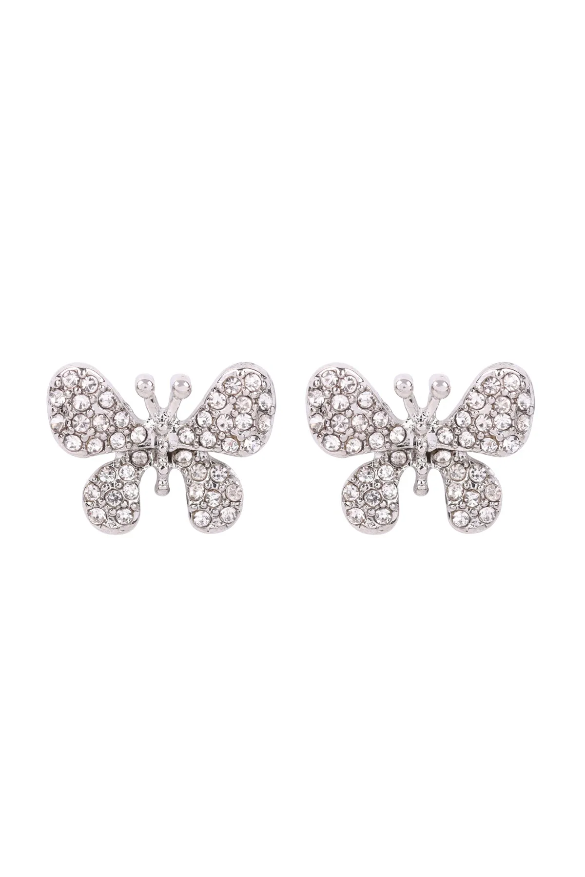 26751 - MEDIUM BUTTERFLY PAVE STUD EARRINGS