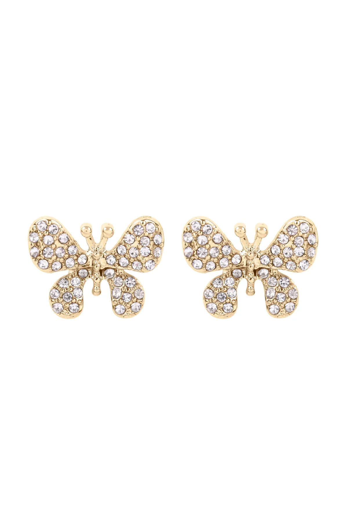 26751 - MEDIUM BUTTERFLY PAVE STUD EARRINGS