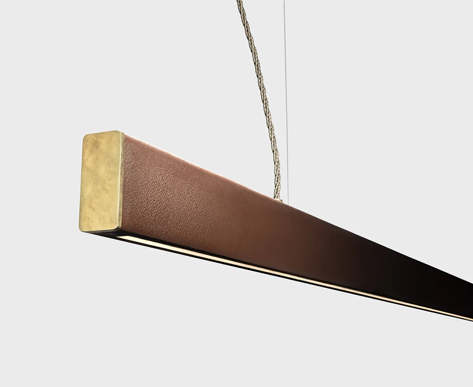 2x4 Leather Pendant - 4'