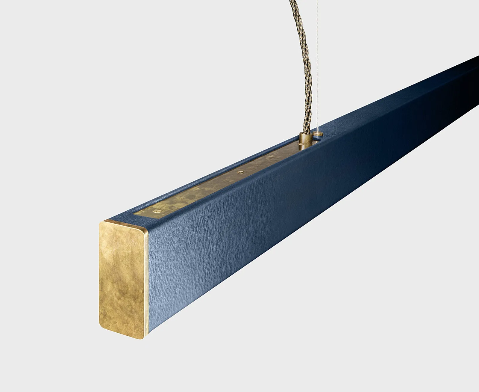 2x4 Leather Pendant - 4'