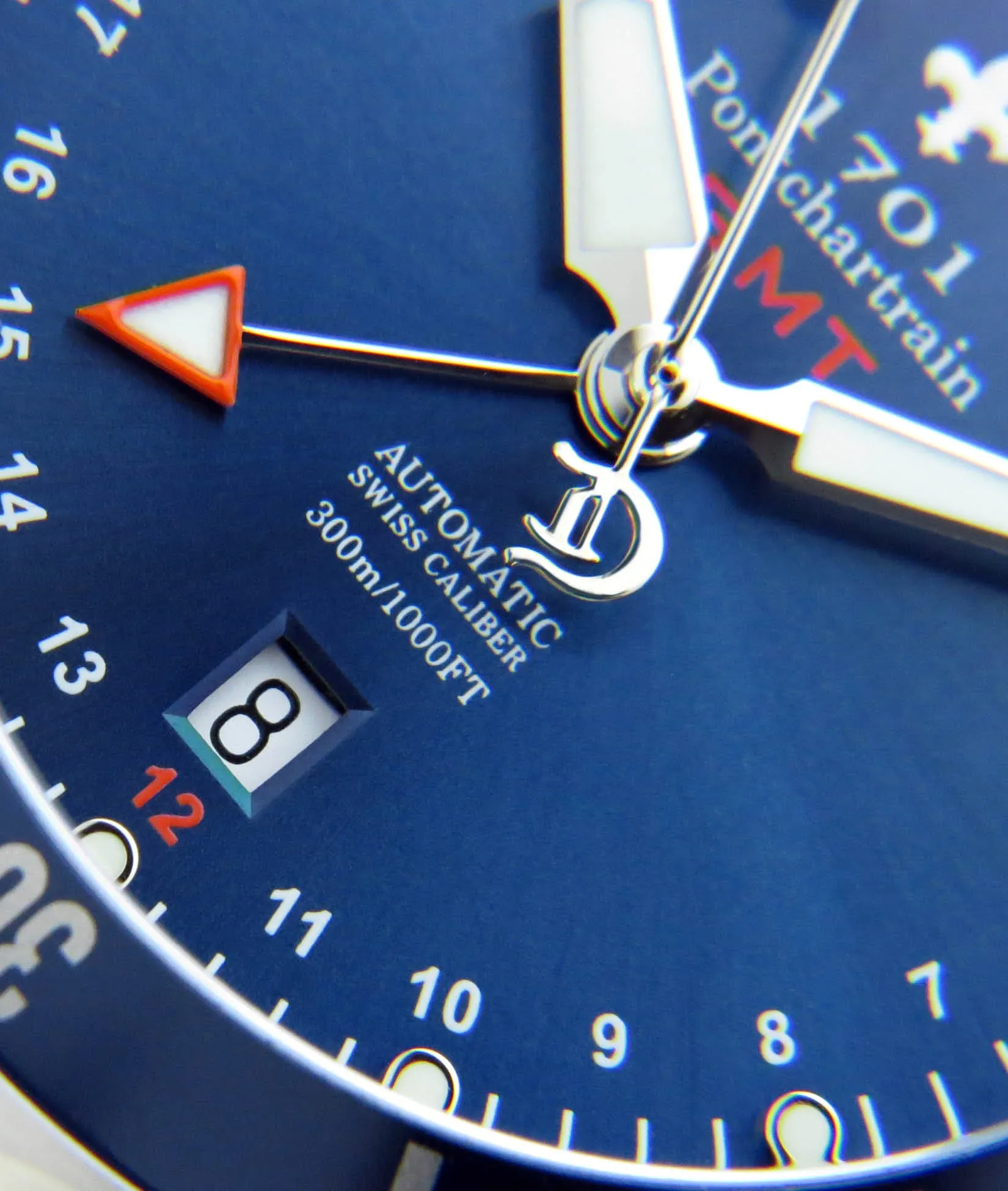 43mm 1701 Pontchartrain® Great Lakes Edition GMT Diver