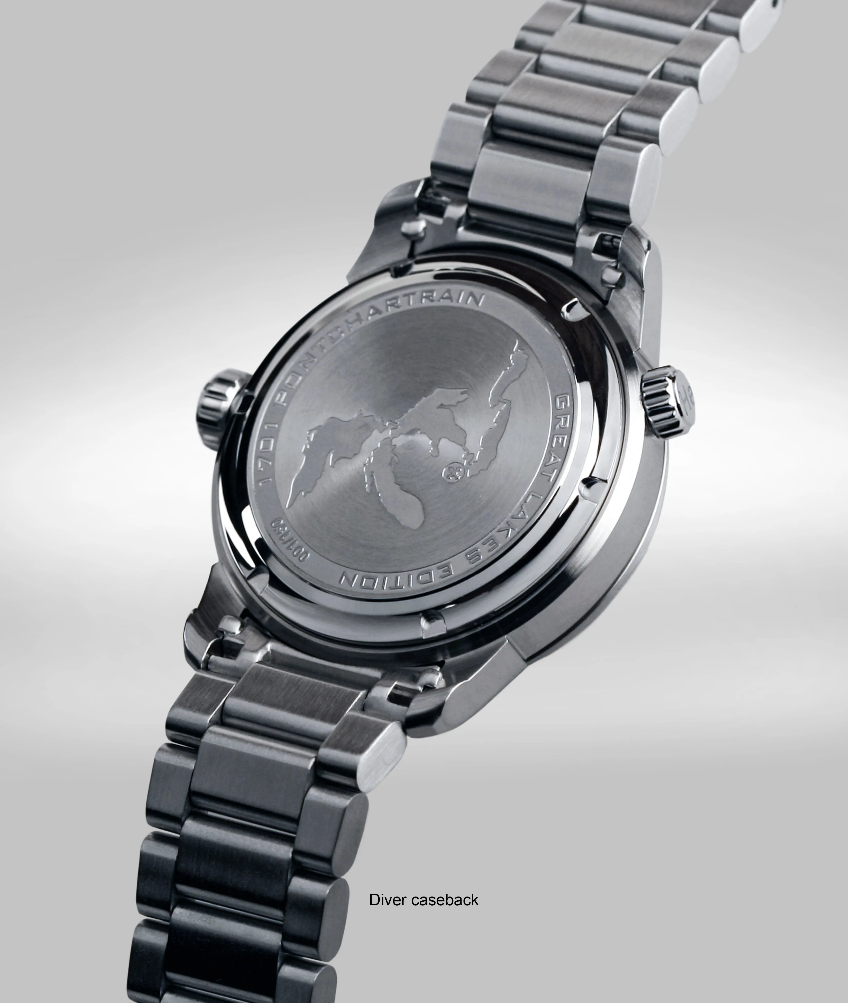 43mm 1701 Pontchartrain® Great Lakes Edition GMT Diver