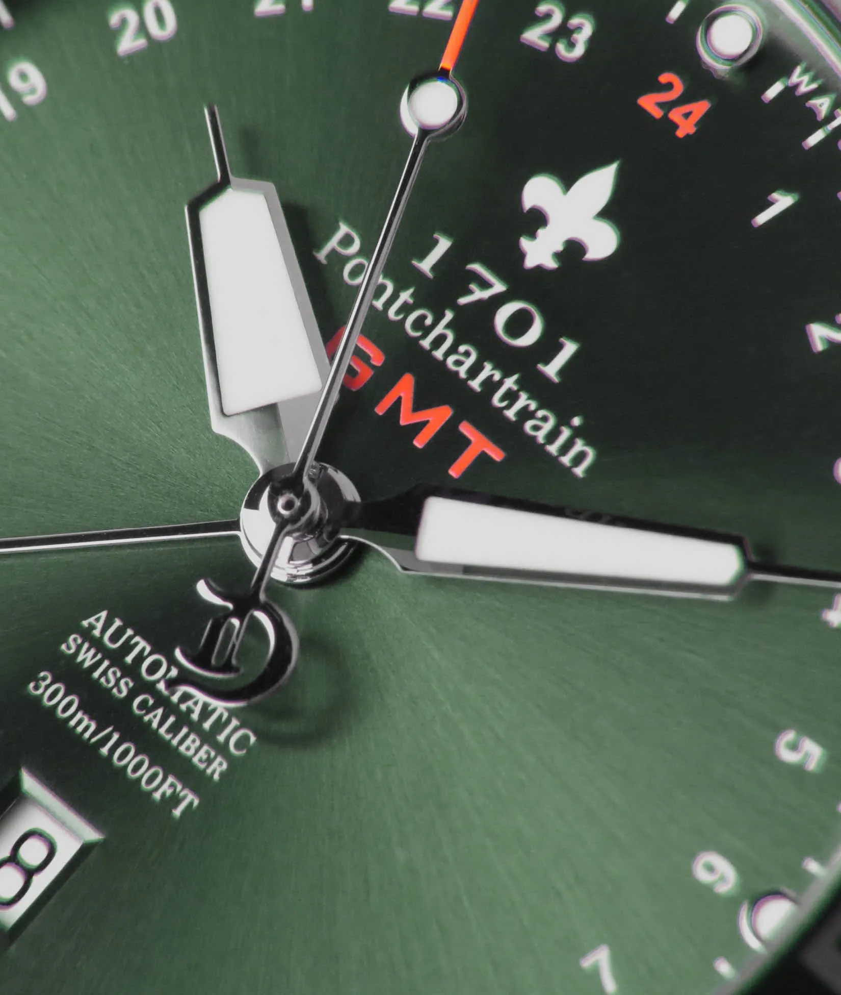 43mm 1701 Pontchartrain® Great Lakes Edition GMT Diver