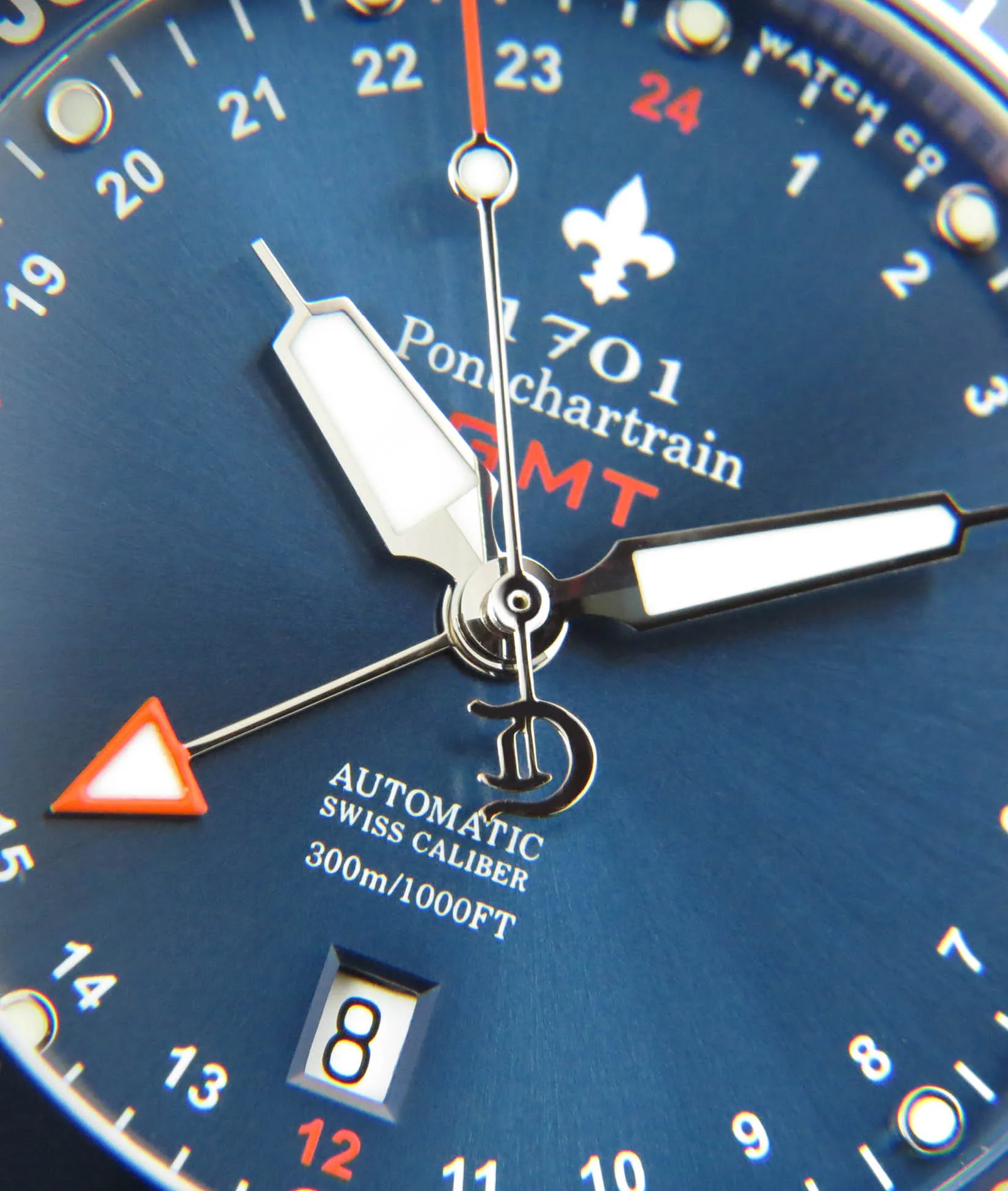 43mm 1701 Pontchartrain® Great Lakes Edition GMT Diver