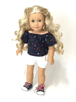 4th of July outfit for American Girl and 18” dolls 03