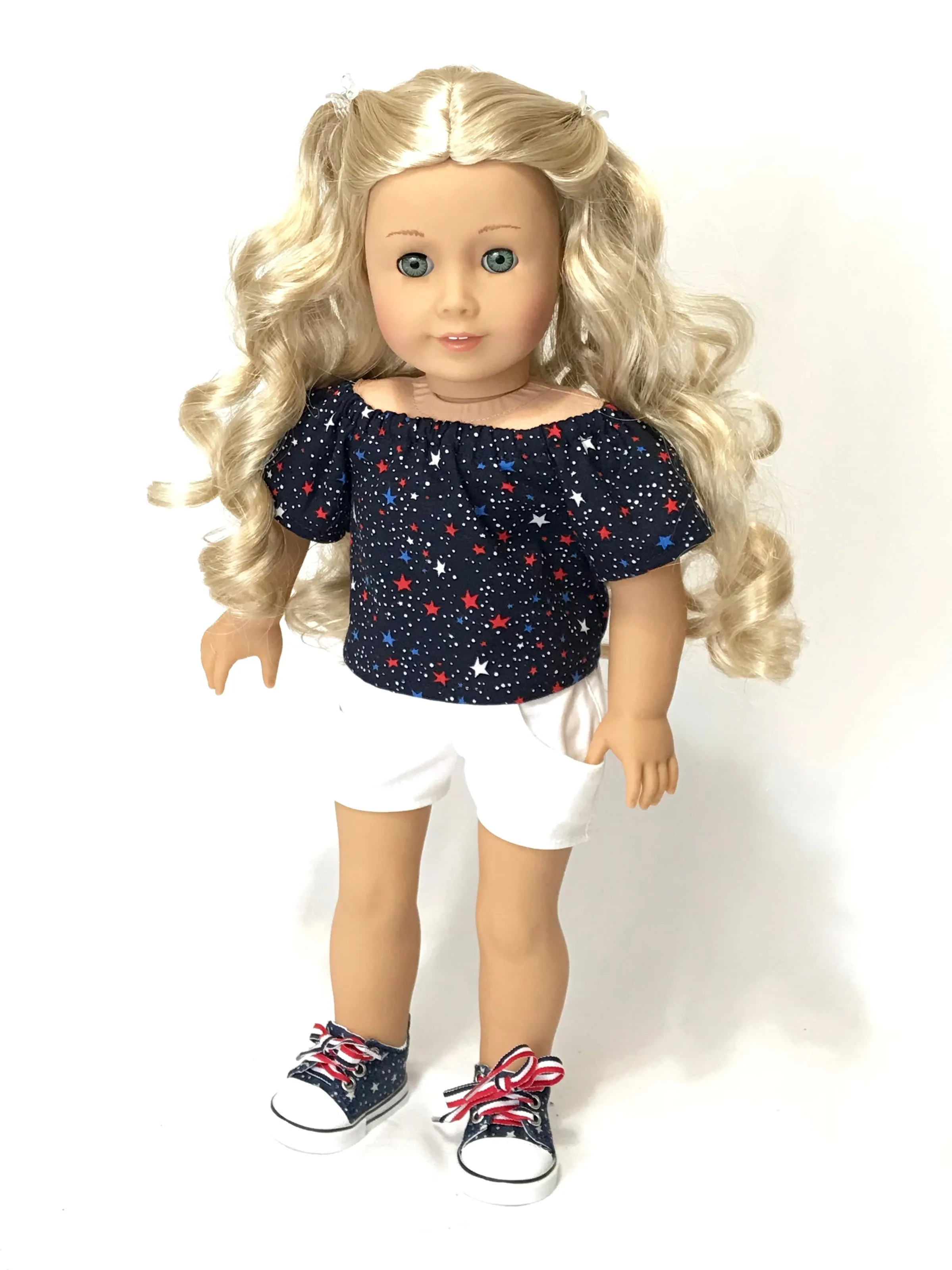 4th of July outfit for American Girl and 18” dolls 03