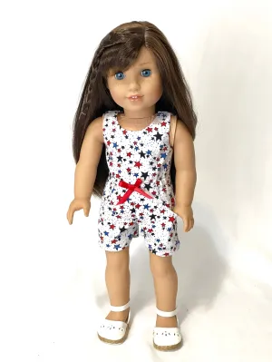4th of July romper for American Girl and 18” dolls 05