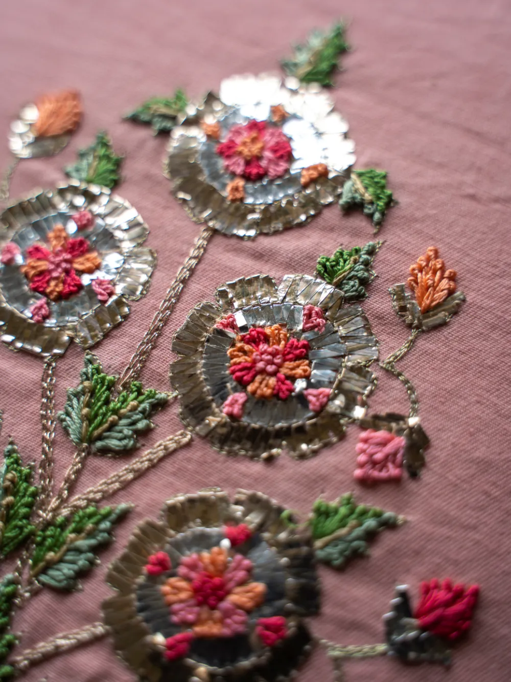 Aarti Sethia Studio  I   blush-bagh-cushion-cover-cotton