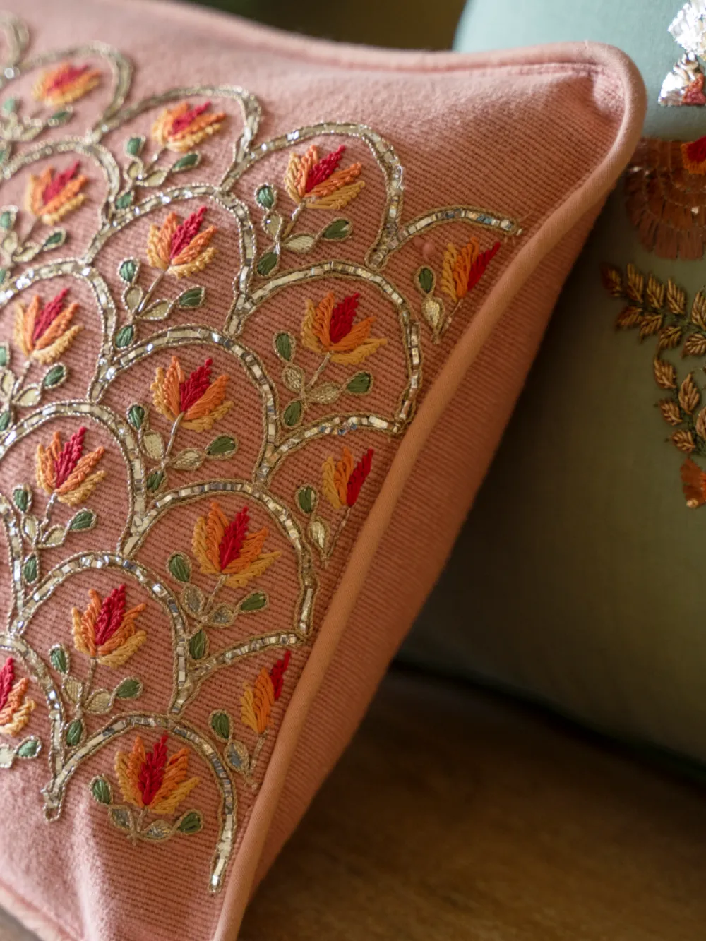 Aarti Sethia Studio  I   madhuban-cushion-cover-cotton