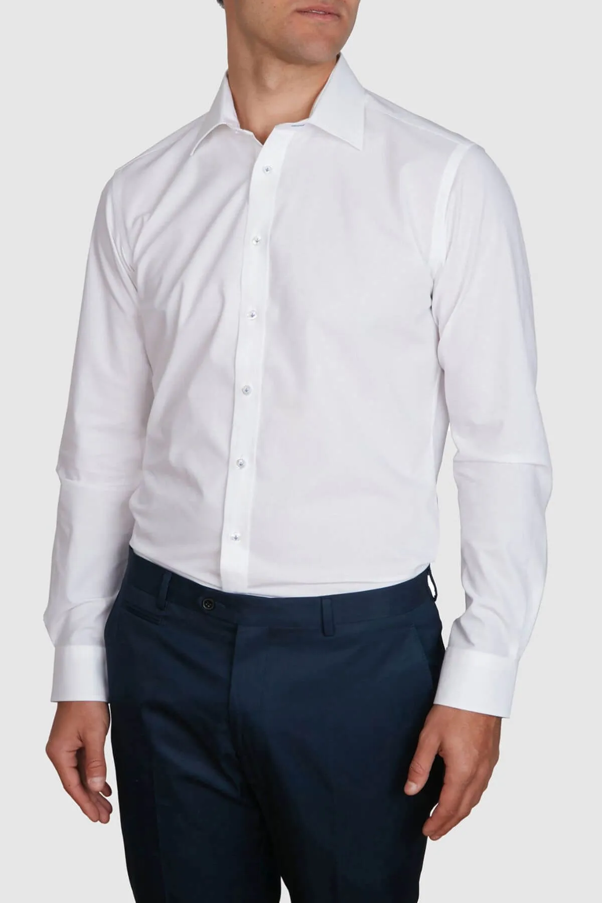 Abelard 4 Way Stretch Poplin Slim Fit