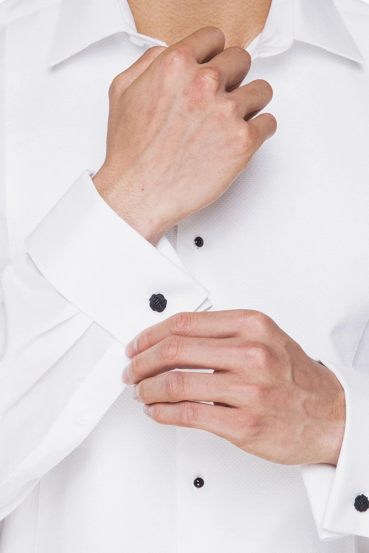 Abelard | Marcella Slim Fit Studded Dinner Shirt