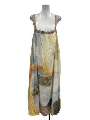 Abstract Print Spag Maxi  Dress OSN