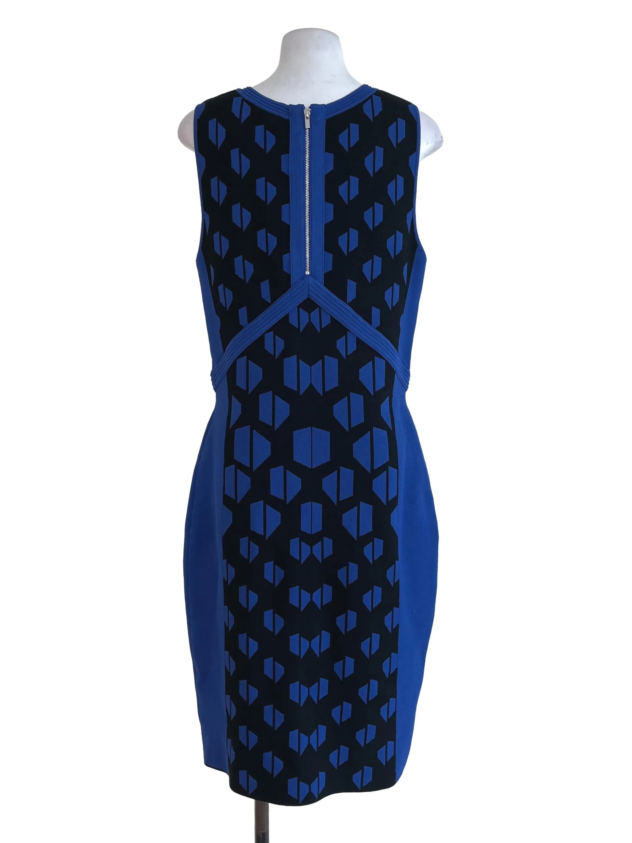 Admiral Blue Printed Dress