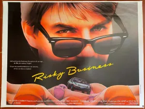 Affiche RISKY BUSINESS Paul Brickman TOM CRUISE Voiture CAR Auto 60x80cm