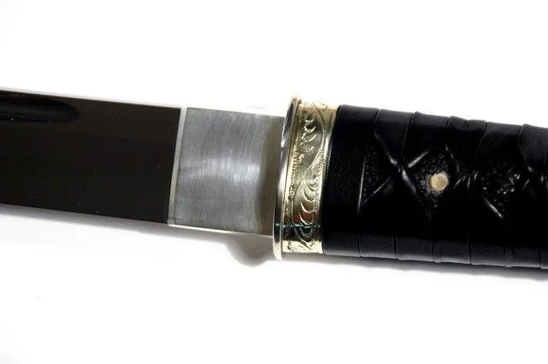 Aiguchi style Japanese katana with bo-hi