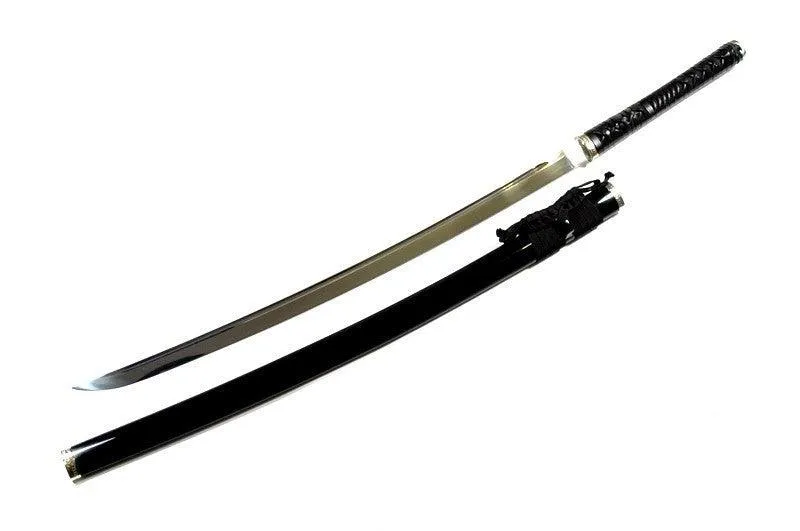 Aiguchi style Japanese katana with bo-hi