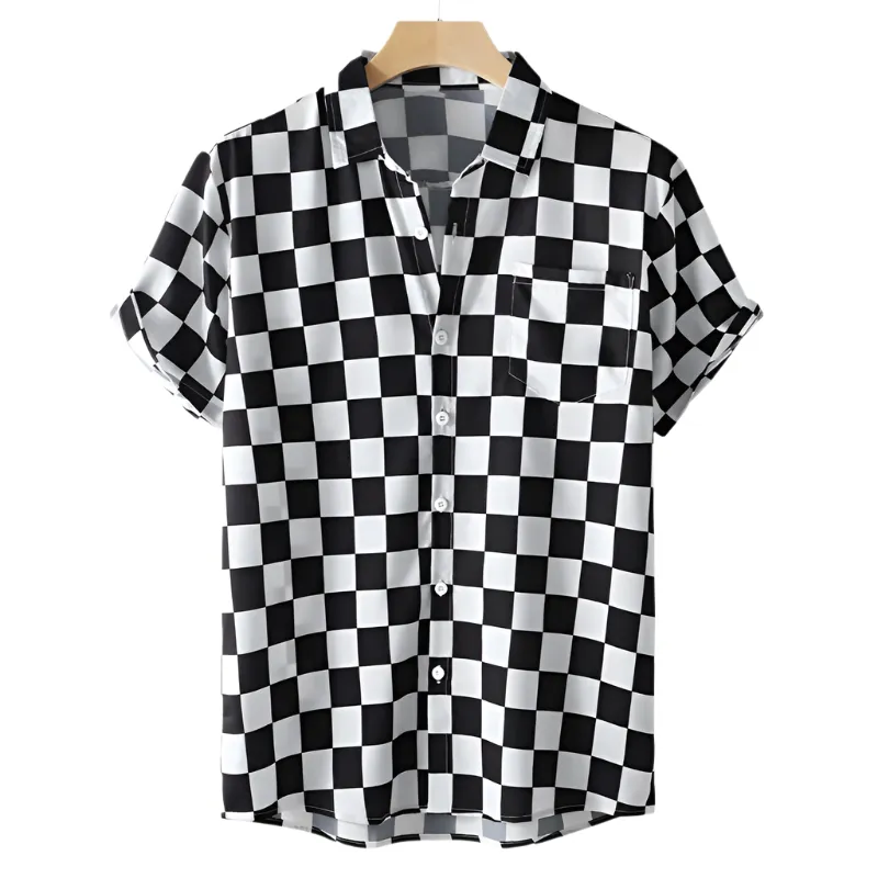Alessandro – Summer Checked Polo for Men
