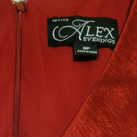 Alex Evenings Women's Alex Ruched Portrait-Collar Sheath Dress SIZE 6P