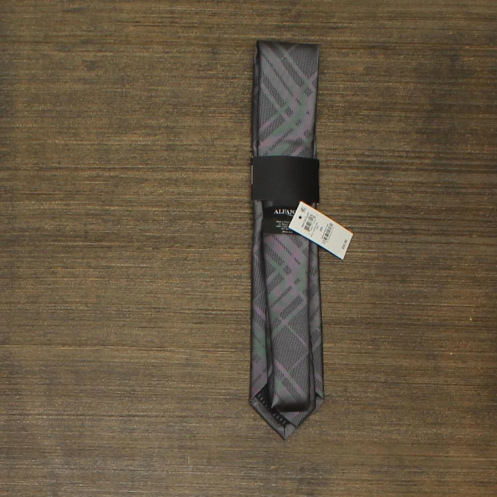 Alfani Men's Slim Plaid Tie 1AFC22-1030