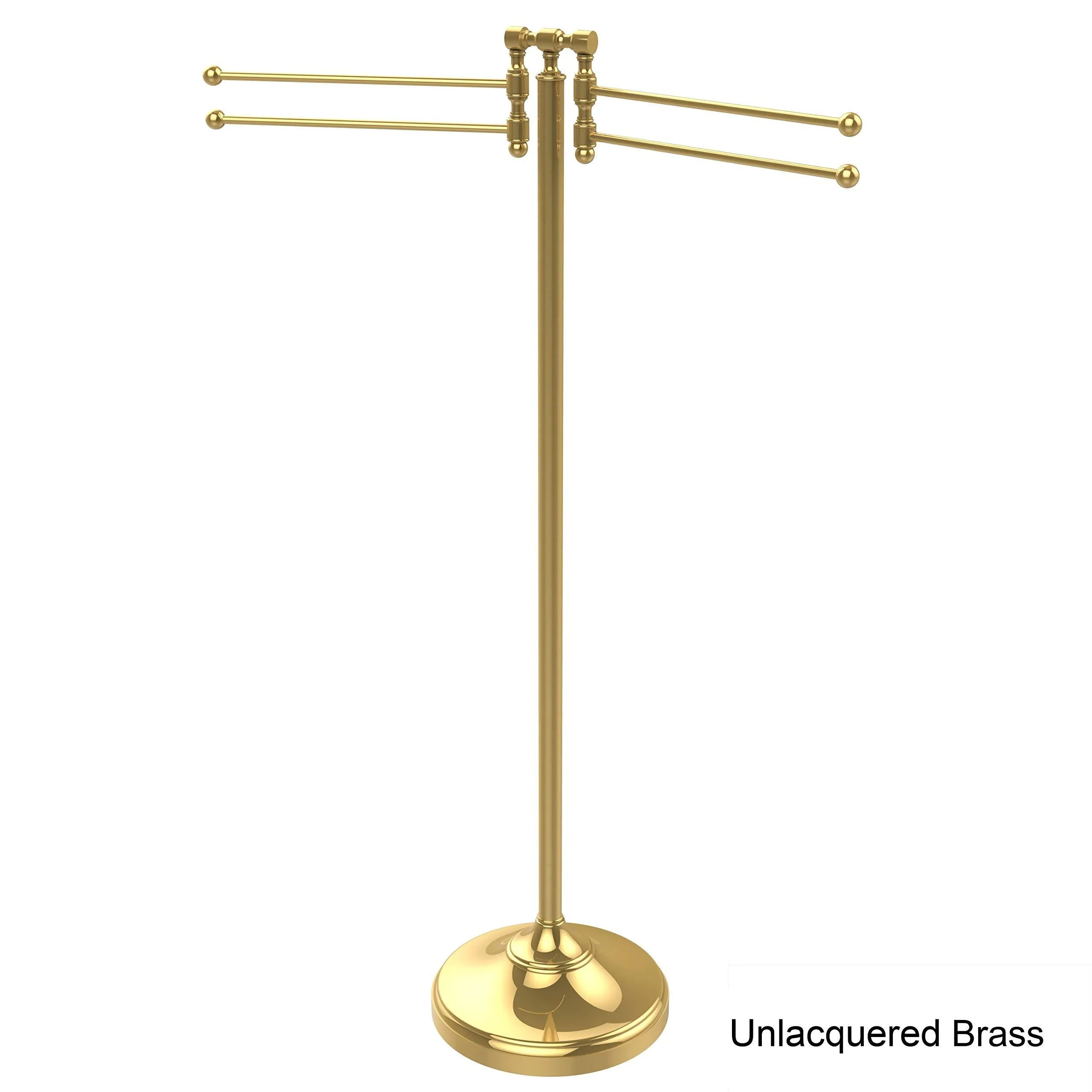 Allied Brass RWM-8-PNI Floor Towel Stand, Polished Nickel