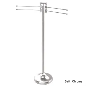 Allied Brass RWM-8-PNI Floor Towel Stand, Polished Nickel