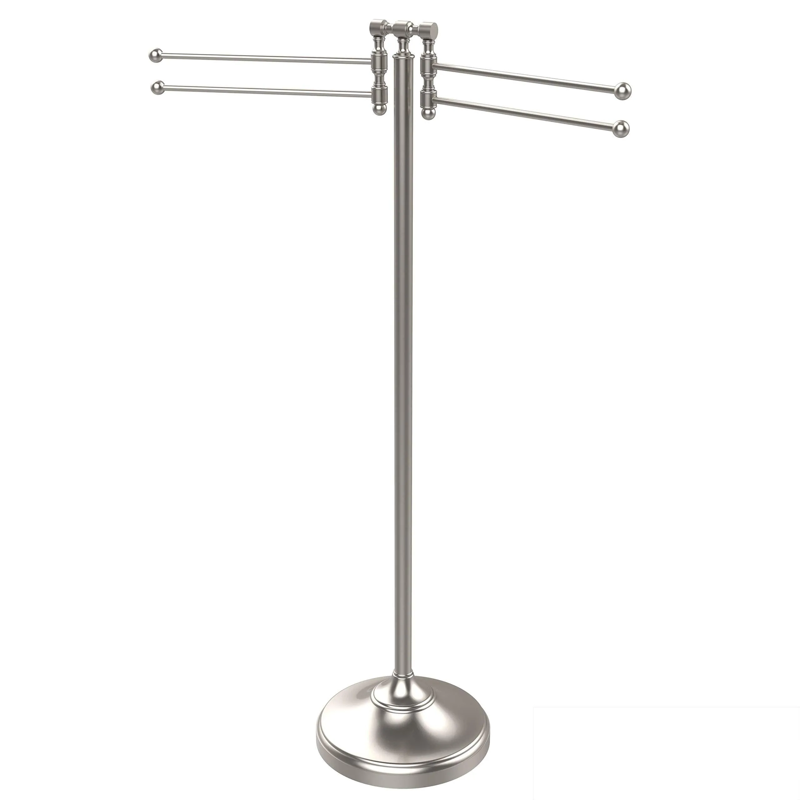Allied Brass RWM-8-PNI Floor Towel Stand, Polished Nickel