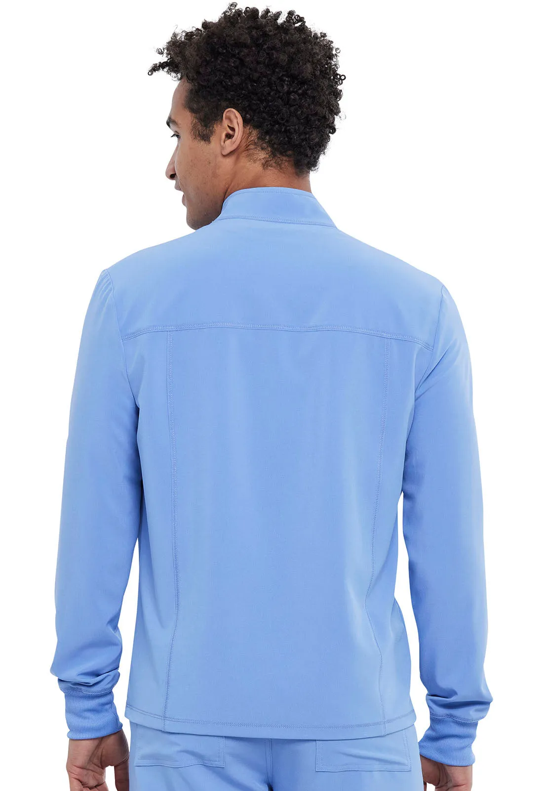 Allura CKA387 Men's Zip Front Jacket Ciel