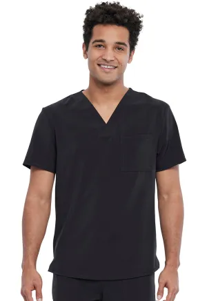 Allura CKA689 Men's Tuckable V-Neck Top Black