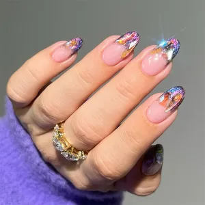 Alomnd  French Colourful Shinning