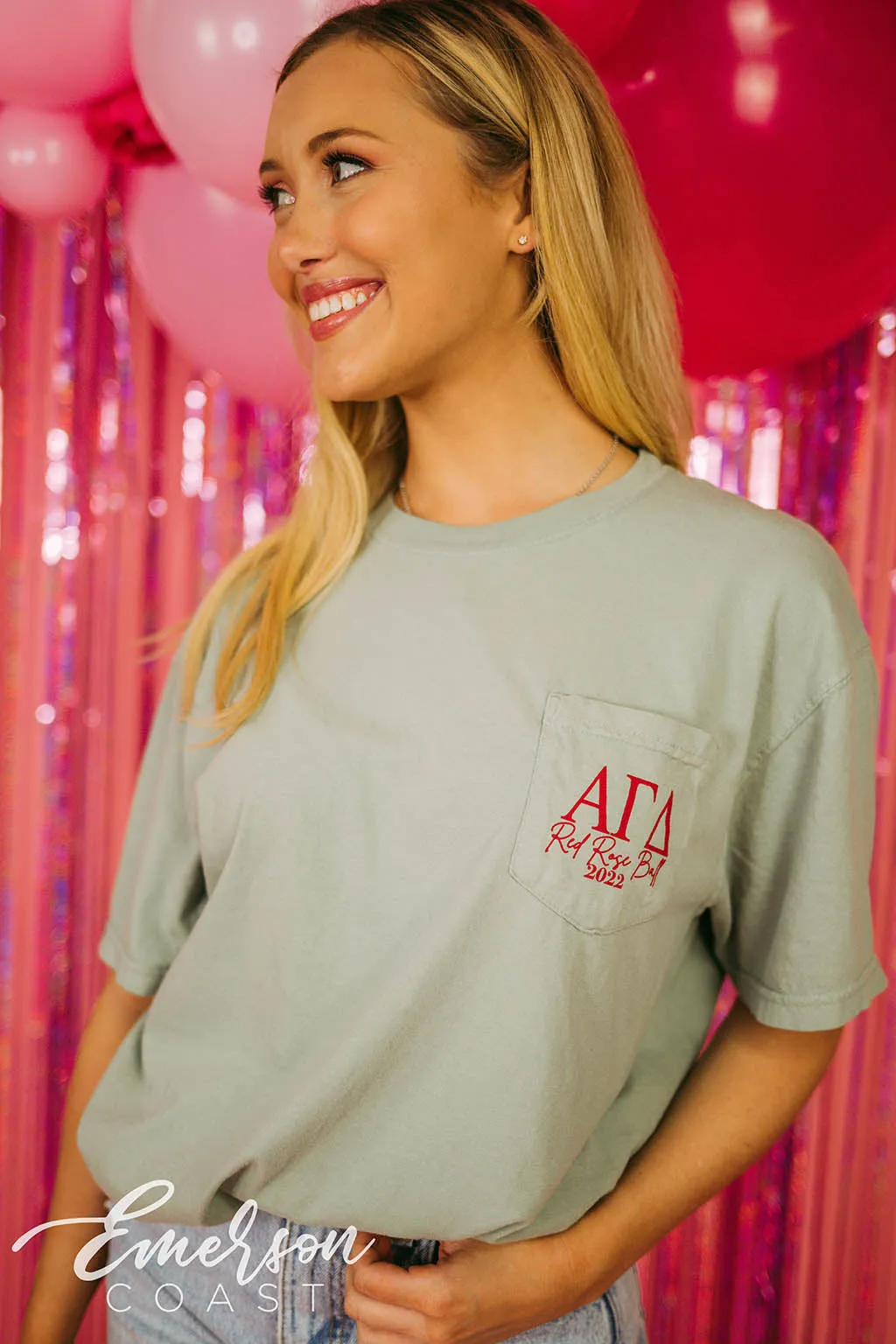 Alpha Gamma Delta Rose Ball T-shirt