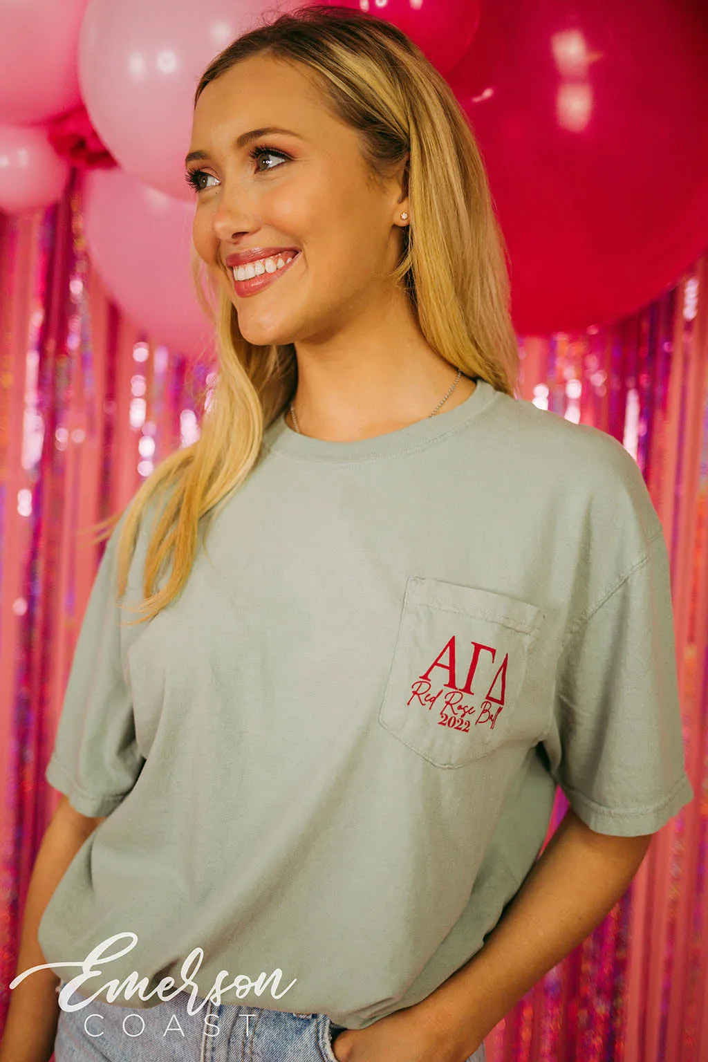 Alpha Gamma Delta Rose Ball T-shirt