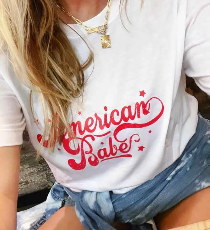 American Babe - Boyfriend Tee